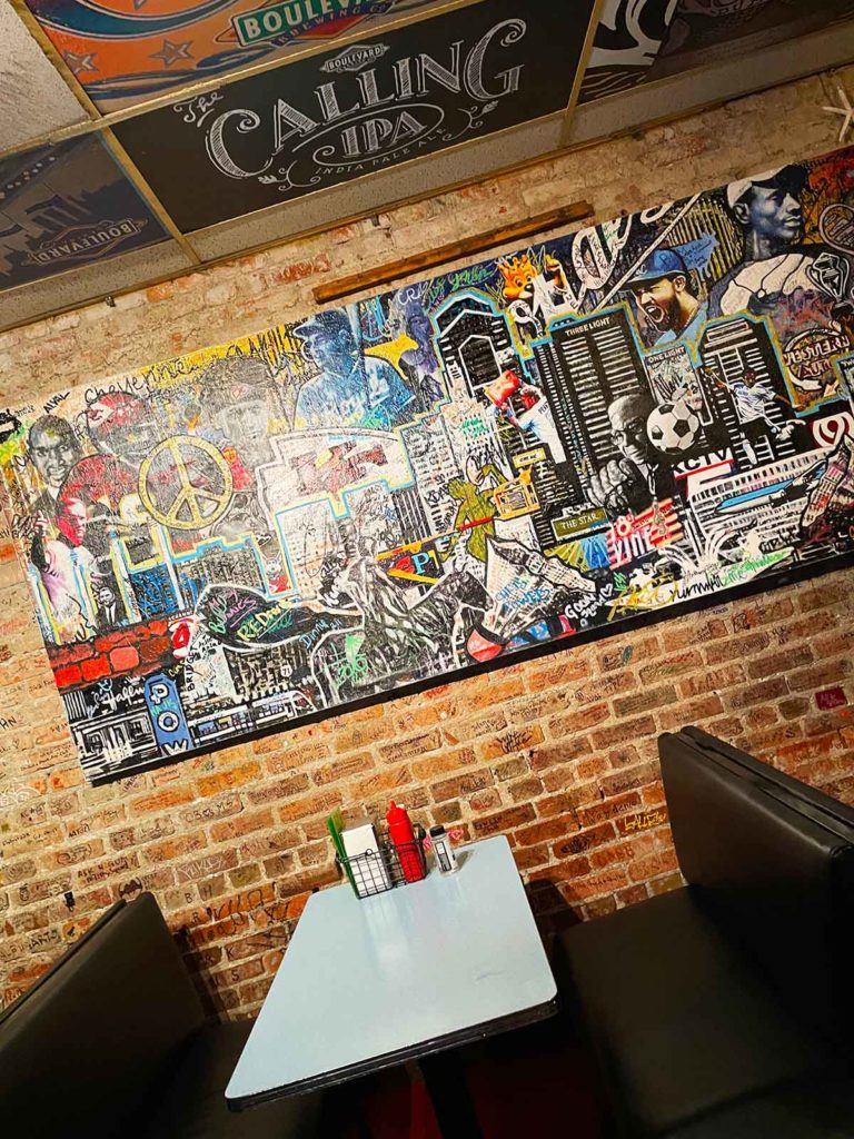 Rotating art exhibits featuring local artists